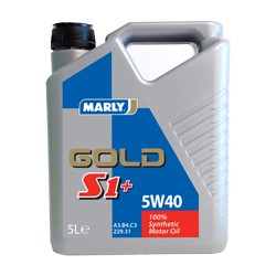 HUILE MOTEUR MARLY GOLD S1+ 5W40