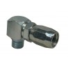 ADAPTATEUR ANGULAIRE DE LUXE AVEC RACCORD TOURNANT POUR AGRAFE HYDRAULIQUE 4 MORS