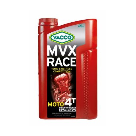 HUILE MOTEUR YACCO MVX RACE 4T 10W60