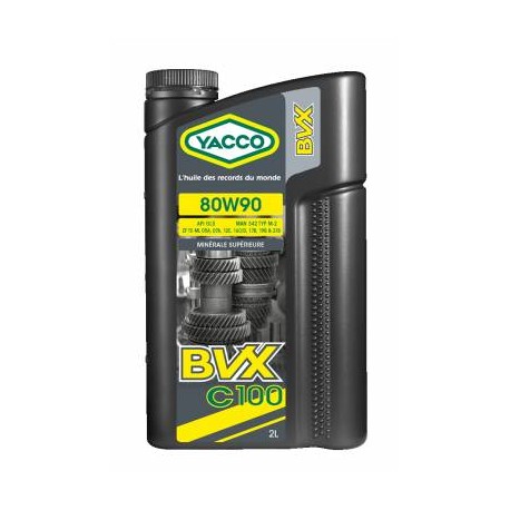 HUILE DE BOITE YACCO BVX C 100 80W90