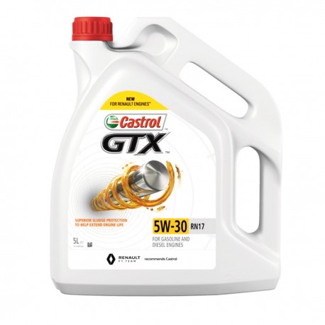 HUILE MOTEUR CASTROL GTX 5W30 RN17