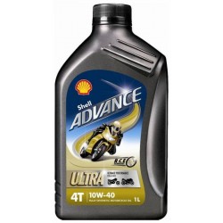 HUILE MOTEUR MOTO SHELL ADVANCE 4T ULTRA 10W40 (1L)