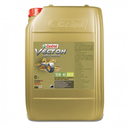 HUILE MOTEUR CASTROL VECTON LONG DRAIN 10W40 E6/E9