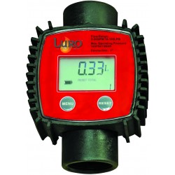 COMPTEUR ELECTRONIQUE PP A TURBINE EN LIGNE TOUS PRODUITS, DEBIT DE 10 A 100 L/MN .