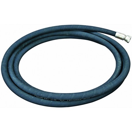 FLEXIBLE HUILE 1/2"" - 160 BAR - LONGUEUR 4 M - ENTREE F 1/2"" - SORTIE M 1/2"" - RACCORDS ACIER ZINGUE