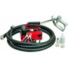 KIT POMPE 24 V GASOIL - DEBIT 45 L/MN - FLEX (2 M + 4M) - PISTOLET STANDARD.