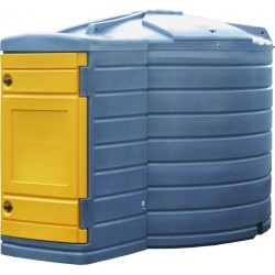 CUVE PEHD 3500 LITRES DOUBLE ENVELOPPE EQUIPEE AVEC POMPE IMMERGEE 230 V - 70 L/MN