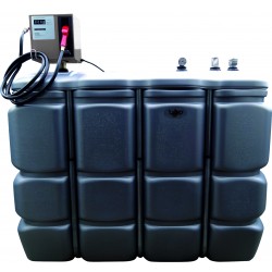 CUVE PEHD 2000 LITRES DOUBLE ENVELOPPE EQUIPEE AVEC CUBE 230 V - 80 L/MN GASOIL 10074225