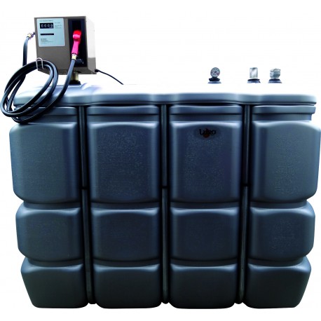 CUVE PEHD 2000 LITRES DOUBLE ENVELOPPE EQUIPEE AVEC CUBE 230 V - 80 L/MN GASOIL 10074225