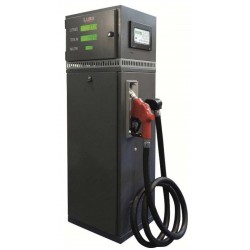 BORNE ELECTRONIQUE 380 V GASOIL - DEBIT 80 L/MN - SANS GESTION - AFFICHEUR DIGITAL - FLEX 4M - PISTOLET AUTO.