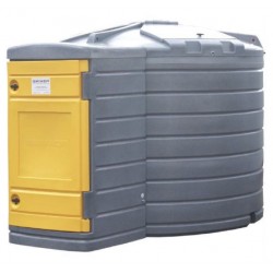 CUVE PEHD 7500 LITRES DOUBLE ENVELOPPE EQUIPEE AVEC POMPE IMMERGEE 230 V - 70 L/MN