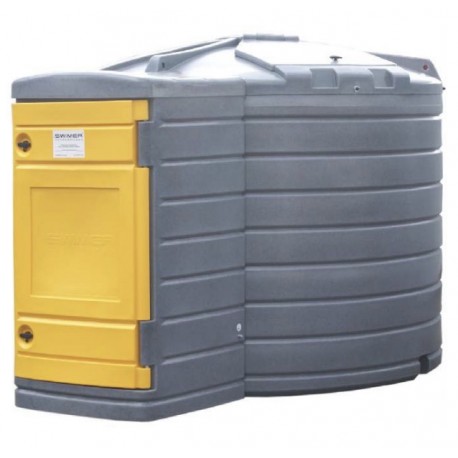 CUVE PEHD 7500 LITRES DOUBLE ENVELOPPE EQUIPEE AVEC POMPE IMMERGEE 230 V - 70 L/MN