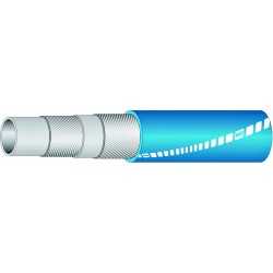 FLEXIBLE EAU BP ANTITÂCHE 1/2"" - 20 BAR - LE MÈTRE SERTI - ENTRÉE F 1/2"" - SORTIE M 1/2"" - RACCORDS INOX