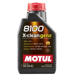 MOTUL 8100 X-CLEAN GEN2 5W-40