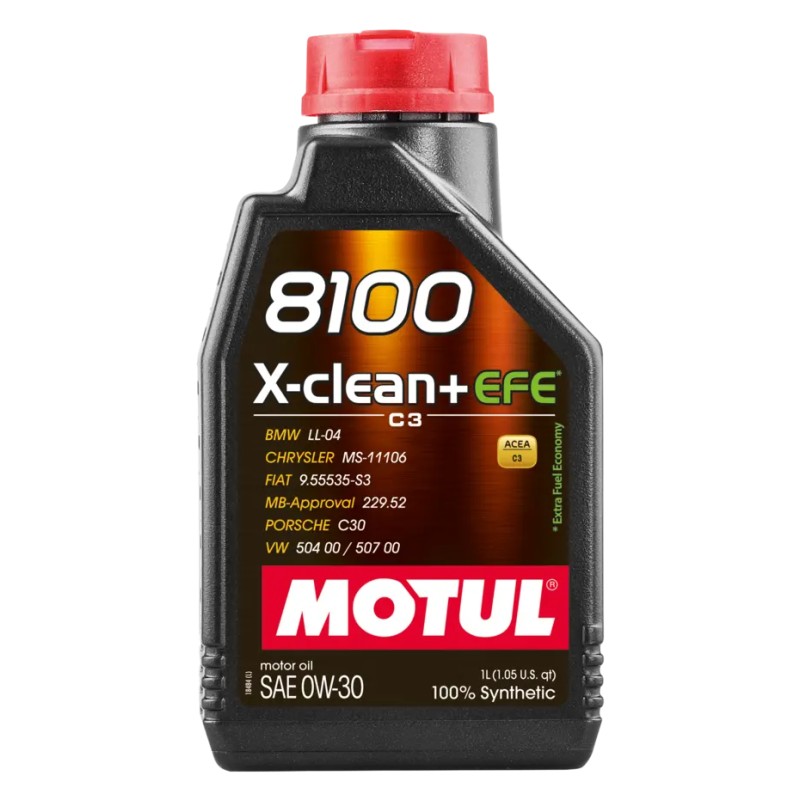 MOTUL 8100 X-CLEAN + EFE 0W-30