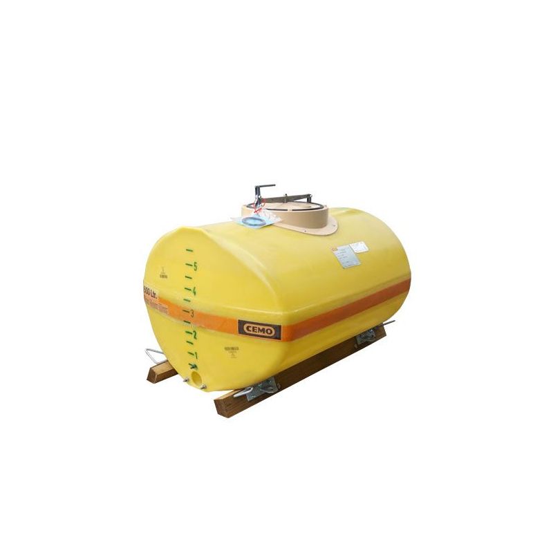 CEMO CUVE PFV OVALE 600 L AVEC BRIDE DN 25