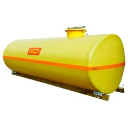 CEMO CUVE PFV OVALE 3 000 L AVEC BRIDE DN 40