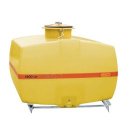 CEMO CUVE PFV COFFRE 1 800 L AVEC CLOISONS ANTI-VAGUES ET BRIDE DN 40