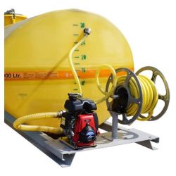 CEMO CUVE PFV OVALE ÉQUIPÉE SUR PLATEAU 600 L, POMPE THERMIQUE