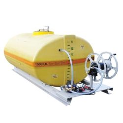 CEMO CUVE PFV OVALE ÉQUIPÉE SUR PLATEAU 4 000 L, POMPE ÉLECTRIQUE